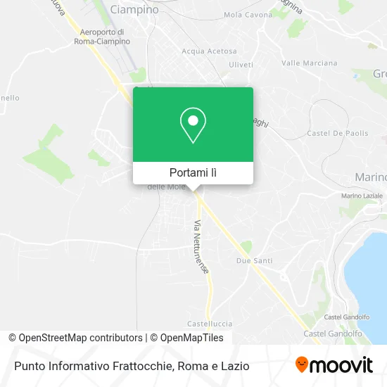 Mappa Punto Informativo Frattocchie