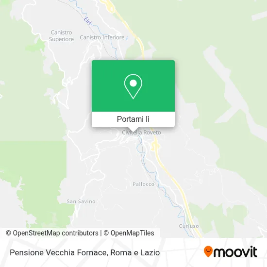 Mappa Pensione Vecchia Fornace
