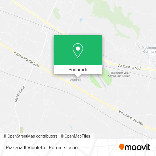 Mappa Pizzeria Il Vicoletto