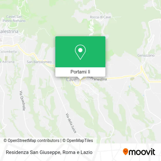 Mappa Residenza San Giuseppe