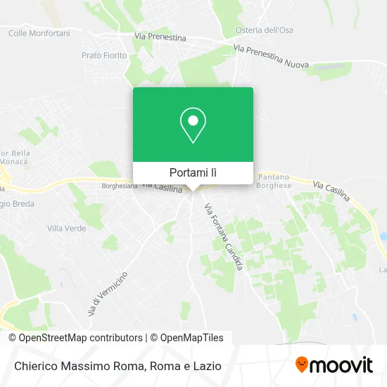 Mappa Chierico Massimo Roma