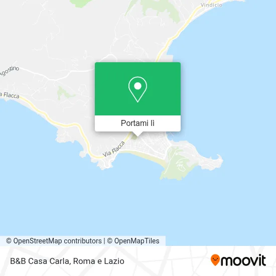 Mappa B&B Casa Carla
