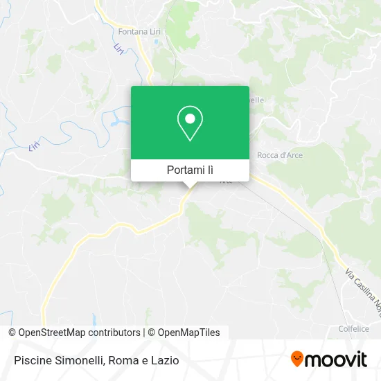 Mappa Piscine Simonelli