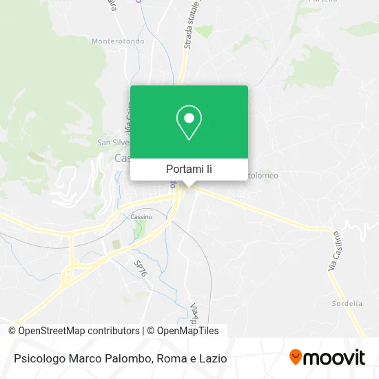 Mappa Psicologo Marco Palombo