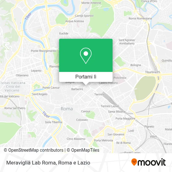 Mappa Meravigliä Lab Roma