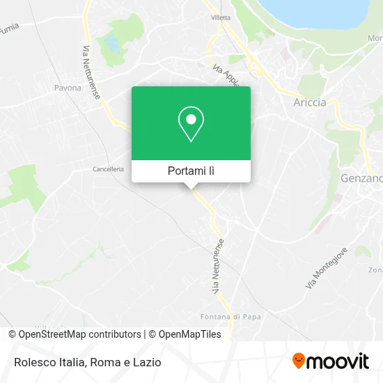 Mappa Rolesco Italia