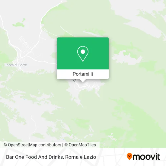 Mappa Bar One Food And Drinks