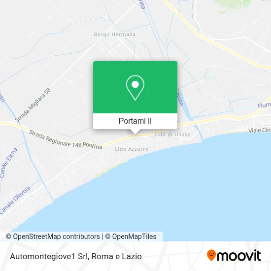 Mappa Automontegiove1 Srl