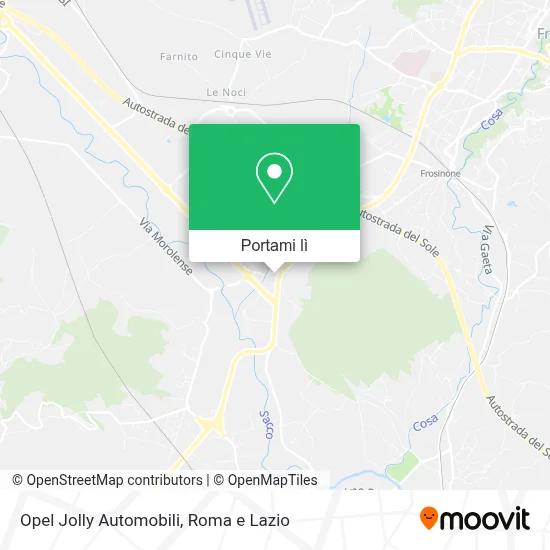 Mappa Opel Jolly Automobili