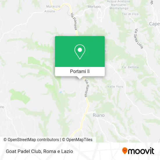 Mappa Goat Padel Club