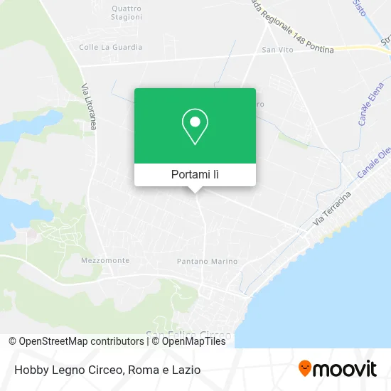 Mappa Hobby Legno Circeo