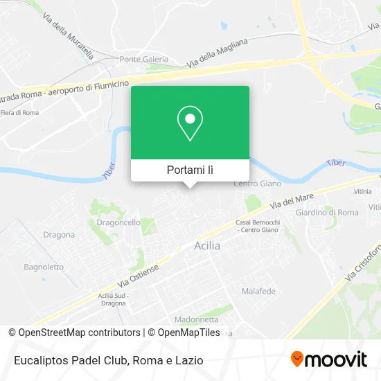 Mappa Eucaliptos Padel Club