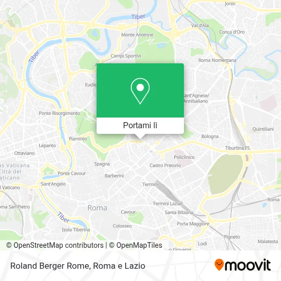 Mappa Roland Berger Rome