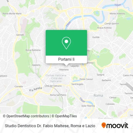 Mappa Studio Dentistico Dr. Fabio Maltese