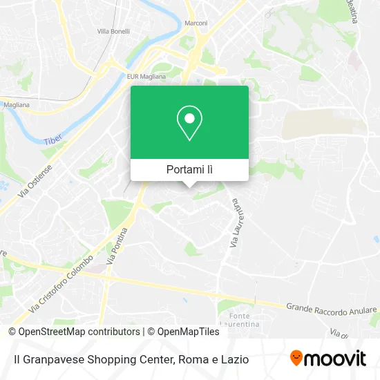Mappa Il Granpavese Shopping Center