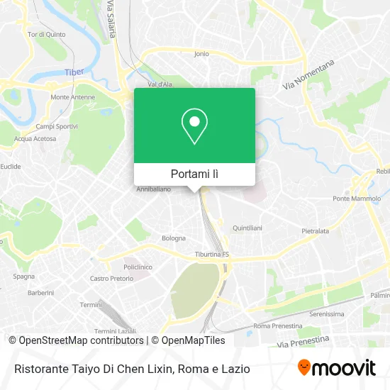 Mappa Ristorante Taiyo Di Chen Lixin