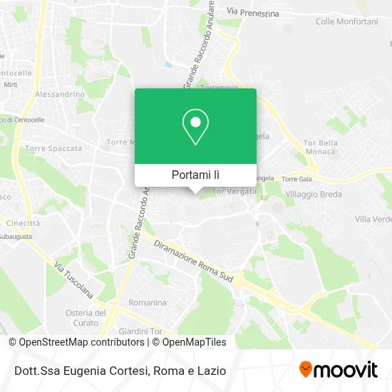 Mappa Dott.Ssa Eugenia Cortesi