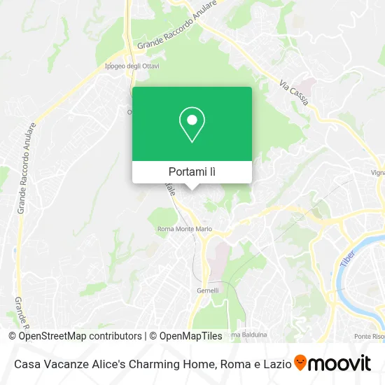 Mappa Casa Vacanze Alice's Charming Home