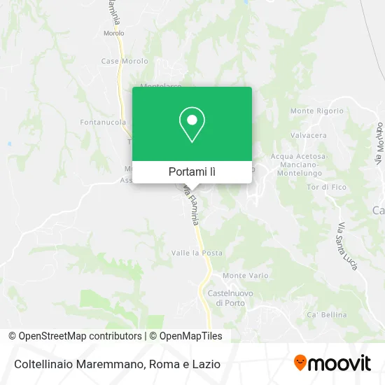 Mappa Coltellinaio Maremmano