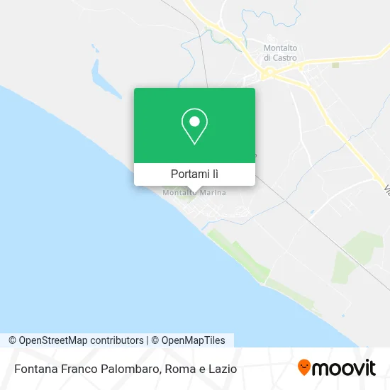 Mappa Fontana Franco Palombaro