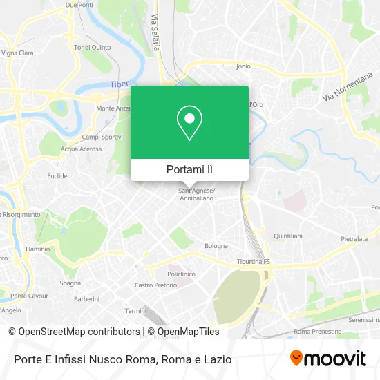 Mappa Porte E Infissi Nusco Roma