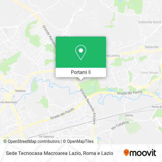 Mappa Sede Tecnocasa Macroarea Lazio