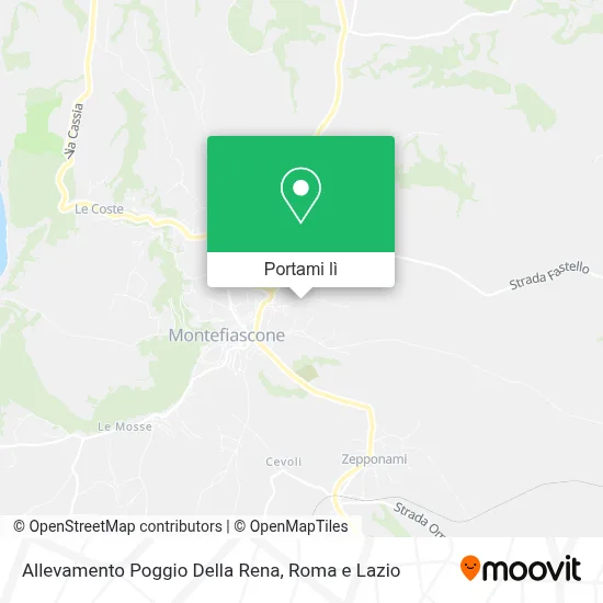 Mappa Allevamento Poggio Della Rena