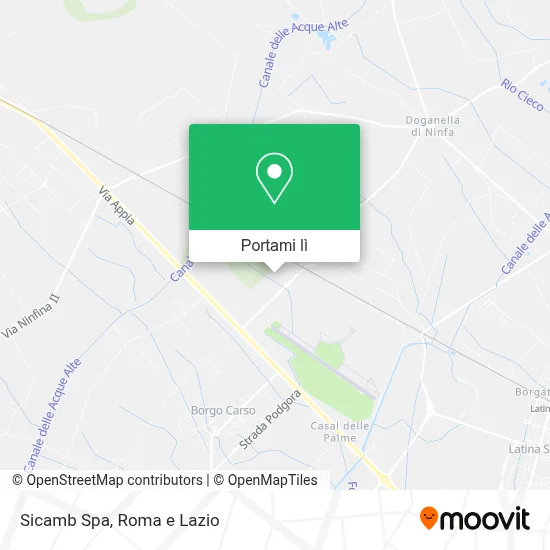 Mappa Sicamb Spa