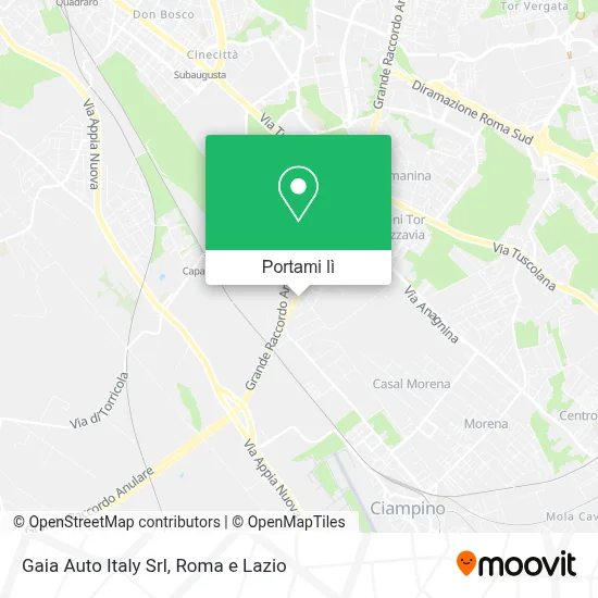 Mappa Gaia Auto Italy Srl