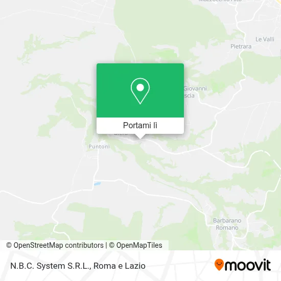 Mappa N.B.C. System S.R.L.