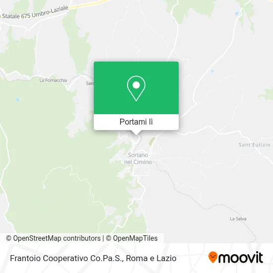 Mappa Frantoio Cooperativo Co.Pa.S.