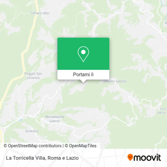 Mappa La Torricella Villa