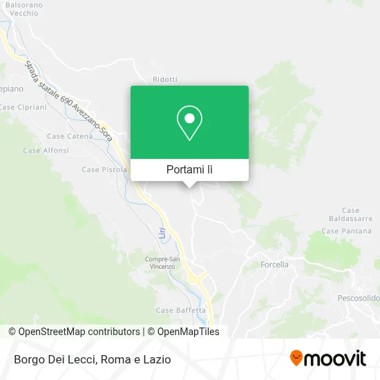 Mappa Borgo Dei Lecci