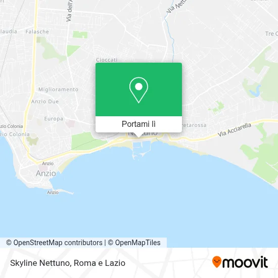 Mappa Skyline Nettuno