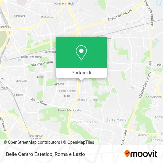 Mappa Belle Centro Estetico