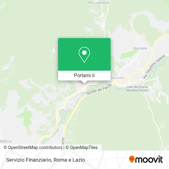 Mappa Servizio Finanziario
