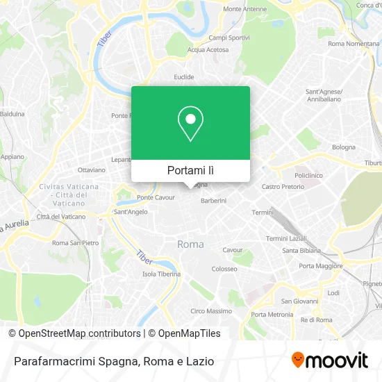 Mappa Parafarmacrimi Spagna