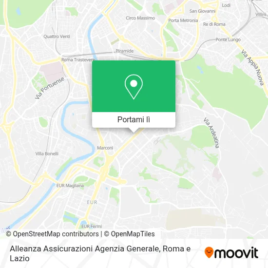 Mappa Alleanza Assicurazioni Agenzia Generale