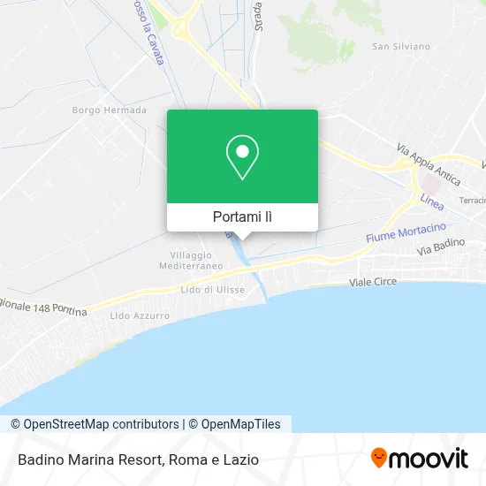 Mappa Badino Marina Resort