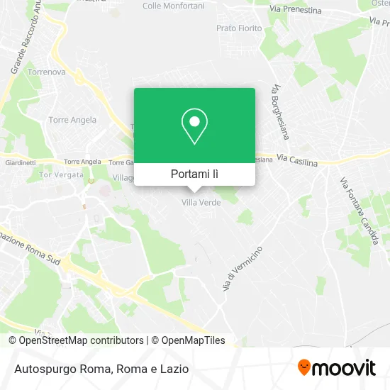 Mappa Autospurgo Roma