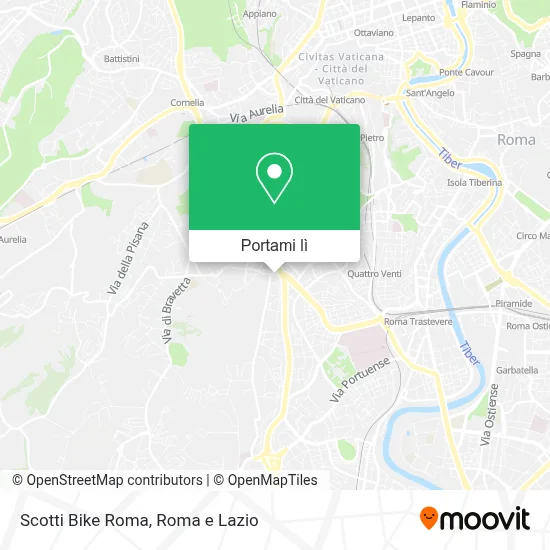 Mappa Scotti Bike Roma
