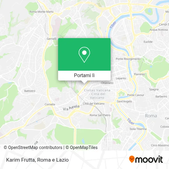 Mappa Karim Frutta