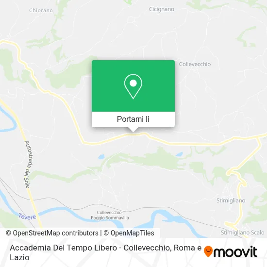 Mappa Accademia Del Tempo Libero - Collevecchio