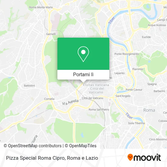 Mappa Pizza Special Roma Cipro