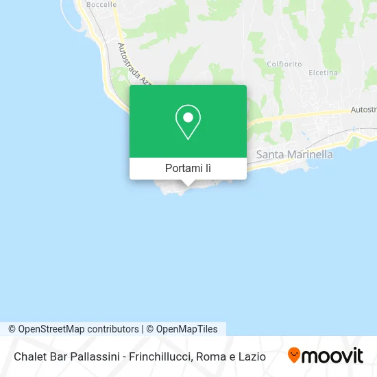 Mappa Chalet Bar Pallassini - Frinchillucci