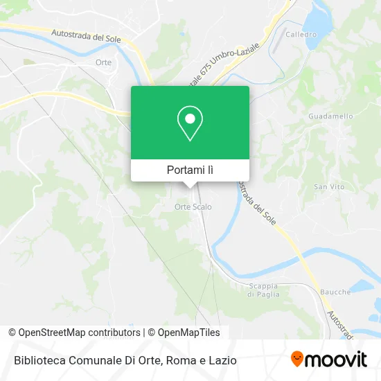 Mappa Biblioteca Comunale Di Orte