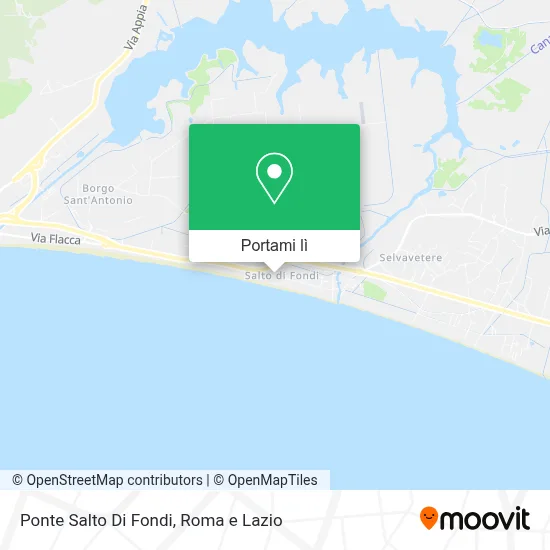 Mappa Ponte Salto Di Fondi