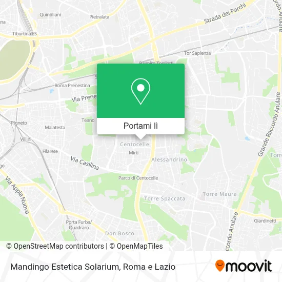 Mappa Mandingo Estetica Solarium
