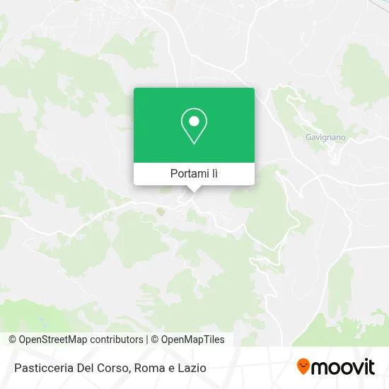 Mappa Pasticceria Del Corso