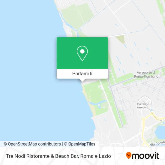 Mappa Tre Nodi Ristorante & Beach Bar